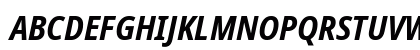 Noto Sans Disp SemCond Bold Italic Preview