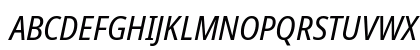 Noto Sans Disp SemCond Italic Preview