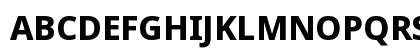 Noto Sans ExtBd Regular Uppercase Preview