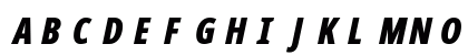 NotoSans Nerd Font Mono Italic Uppercase Preview