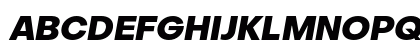 Object Sans Heavy Italic Uppercase Preview