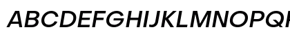Object Sans Medium Italic Uppercase Preview