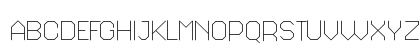 Octagonal Light Regular Uppercase Preview