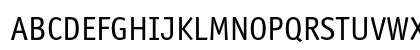 ITC Officina Sans Book Uppercase Preview
