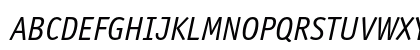 ITC Officina Sans Std Book Italic Preview