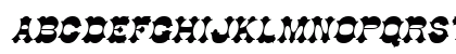 Okapi Oblique Uppercase Preview
