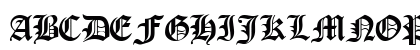 OldEnglish Regular Uppercase Preview