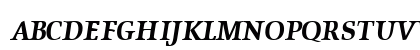 Oldstyle Bold Italic Uppercase Preview
