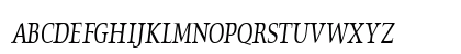 OldstyleCondensed Italic Preview