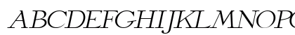 Olympus-Extended Italic Uppercase Preview