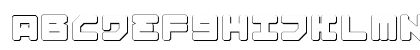 Omega-3 3D Regular Uppercase Preview