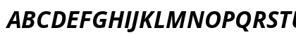 Open Sans Bold Italic Uppercase Preview