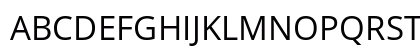 Open Sans Regular Uppercase Preview