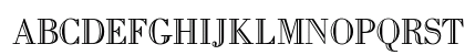 OPTIBodoni Open Uppercase Preview