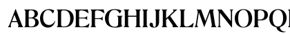 OPTIDanley-Medium Regular Uppercase Preview