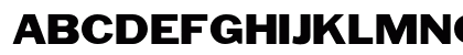 OPTIFranklinGothic-Wide Regular Uppercase Preview