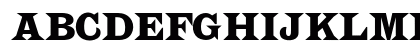 OPTILatin Bold Uppercase Preview
