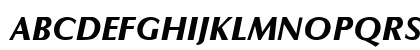 Optim ExtraBold Italic Uppercase Preview