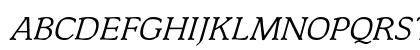 OPTIMagnaCarta Italic Preview