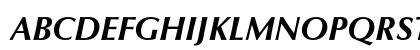 Optima LT Std Bold Italic Preview