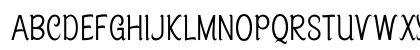 OPTISchow-Light Regular Uppercase Preview