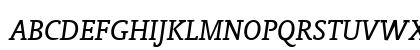 Oranda Italic Uppercase Preview