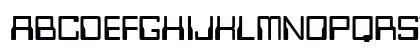 Orbit-B BT Regular Uppercase Preview