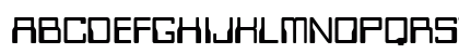 Orbit-B BT Regular Uppercase Preview