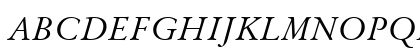 OrigGarmnd BT Italic Uppercase Preview