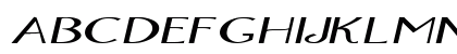 Orlando_BoldItalic Normal Uppercase Preview
