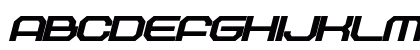 Outland Black Italic Uppercase Preview