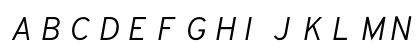 Overpass Nerd Font Mono Italic Preview