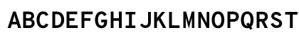 OverpassMono Nerd Font Bold Preview