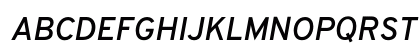Overpass NF Italic Preview