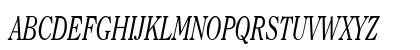 OxfordCondensed Italic Uppercase Preview