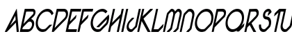 Pacotillenarrow regularital Uppercase Preview