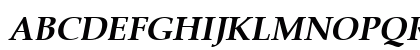 Padua Bold Italic Uppercase Preview