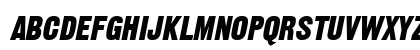 Paeon Bold-Oblique Uppercase Preview
