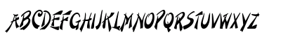 PaintbrushCondensed Italic Uppercase Preview