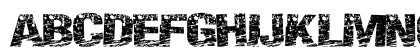 PaintScratch Regular Uppercase Preview