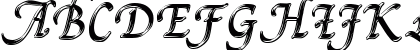 Pal Mod Regular Uppercase Preview
