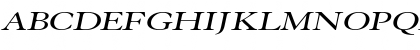 Elephant Extended Italic Font