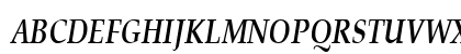 PalisadeCondensed Bold Italic Preview