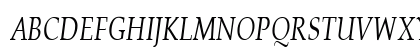 PalisadeCondensed Italic Uppercase Preview
