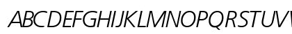 PalmaLightSSK Italic Uppercase Preview