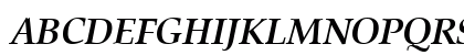 PalmSprings Bold Italic Preview