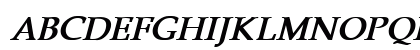 Palomar-BoldIta Normal Uppercase Preview