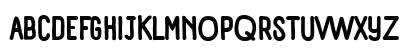 Panforte Condensed Bold Uppercase Preview