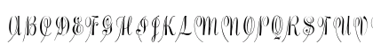 PantagraphScript Regular Uppercase Preview