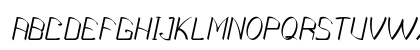 Pantrio Italic Uppercase Preview